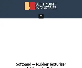 Softsandrubber.com(SoftSand Rubber from SoftPoint Industries) Screenshot