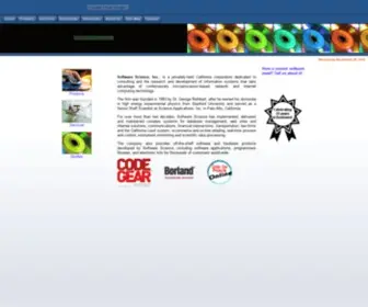 Softsci.com(Software Science Inc..Home of TOPAZ for Delphi Software Science) Screenshot