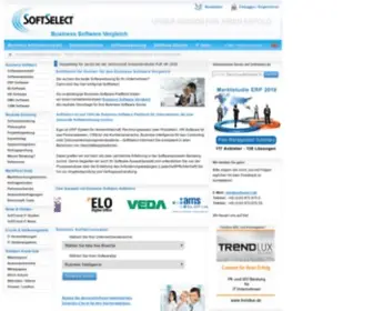 Softselect.de(Business Software Vergleich) Screenshot