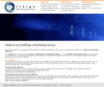Softsign.be(SoftSign Webdesign) Screenshot