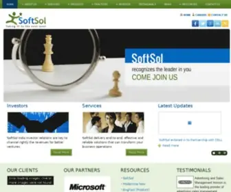 Softsolindia.com(Specialized IT Services Provider) Screenshot