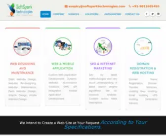 Softsparktechnologies.com(SoftSpark Technologies) Screenshot