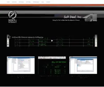 Softsteelinc.com(Doing Our Part to Make Steel the Material of Choice) Screenshot