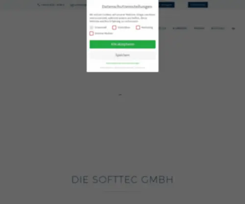 Softtec.de(Hotelsoftware Cloud Hotelprogramm Gastronomie SoftTec GmbH) Screenshot