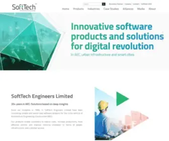 Softtech-ENGR.com(SoftTech Engineers Ltd in India) Screenshot