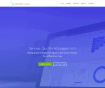 Softtechhealth.com(Serious Quality Management) Screenshot