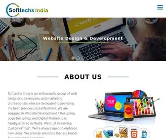 Softtechsindia.com(Website Design and Development Company in India) Screenshot