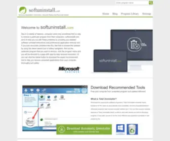 Softuninstall.com(Windows Application Information) Screenshot