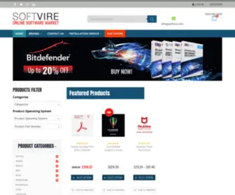 Softvire.com(Buy Computer Software Online) Screenshot