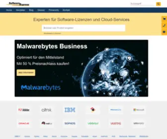Software-Express.de(Lizenzen, Subscriptions, Preise, Informationen) Screenshot