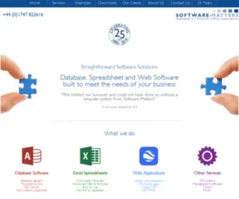 Software-Matters.co.uk(Software Matters in Dorset) Screenshot