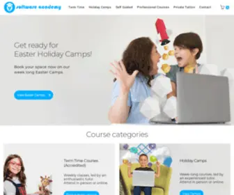 Softwareacademy.co.uk(Coding and Design courses for kids) Screenshot