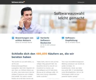 Softwareadvice.ch(Business Software Reviews von Software Advice) Screenshot