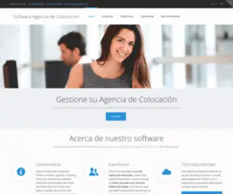 Softwareagenciacolocacion.com(Software para Agencias de Colocación) Screenshot