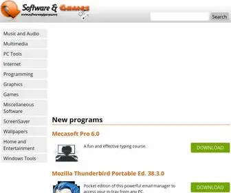Softwareandgames.com(Software and Games) Screenshot