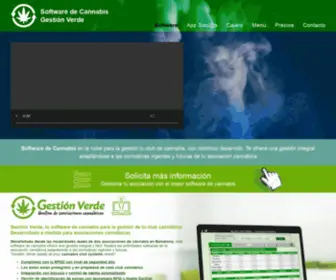 Softwarecannabis.es(Software de Cannabis) Screenshot