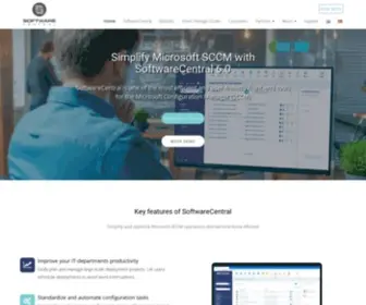 Softwarecentral.com(Work smarter ➜ Simplify MECM/SCCM) Screenshot