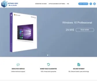 Softwarecodespro.com(Software Code Pro) Screenshot