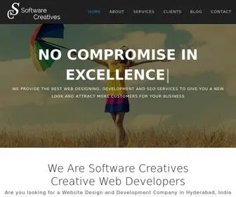 Softwarecreatives.com(Web Designing Company in Hyderabad) Screenshot