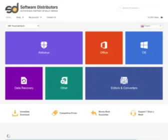 Softwaredistributors.co(Authorized Partner of Multi Brand) Screenshot