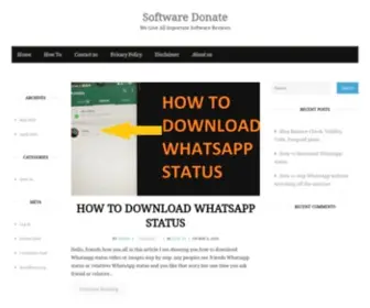 Softwaredonate.com(Software Donate) Screenshot