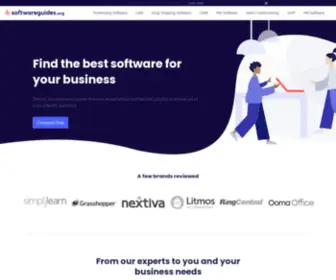 Softwareguides.org(Find the best software for your business) Screenshot