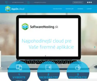 Softwarehosting.sk(AppOnCloud) Screenshot