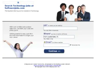 Softwarejobs.com(Software jobs) Screenshot
