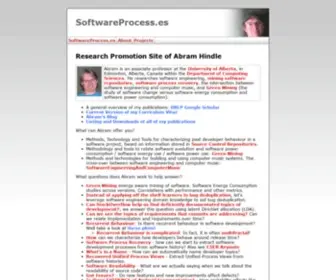 Softwareprocess.es(Abram Hindle) Screenshot