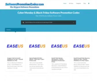 Softwarepromotioncodes.com(The Biggest Software Promotion Code and Coupon Website) Screenshot