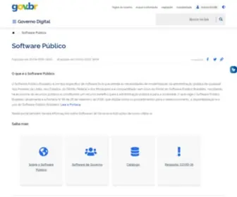 Softwarepublico.gov.br(Portal) Screenshot