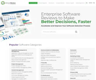 Softwarereviews.com(Discover The Best Business Software) Screenshot