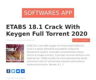 Softwaresapp.net(Cracked PC Softwares Direct Download Links) Screenshot