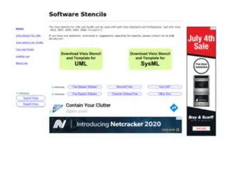 Softwarestencils.com(Visio stencil and template for UML) Screenshot