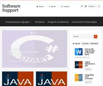 Softwaresup.com(Programming languages) Screenshot