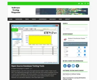 Softwaretestingmagazine.com(Software Testing Magazine Unit Functional Load Agile DevOps) Screenshot