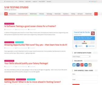 Softwaretestingstudio.com(S/W Testing Studio) Screenshot