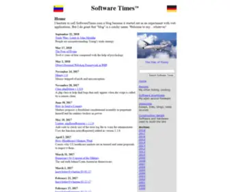 Softwaretimes.com(Software Times Home) Screenshot