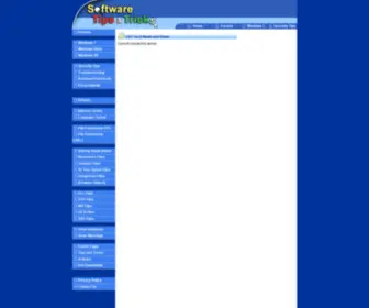 Softwaretipsandtricks.com(Software Tips and Tricks) Screenshot
