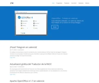 Softwarevalencia.com(Software Valencià) Screenshot