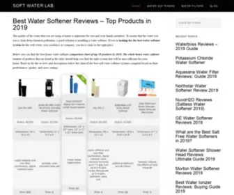 Softwaterlab.com(Best water softener products in 2021. Comparison of the top rated products. Water softener reviews) Screenshot