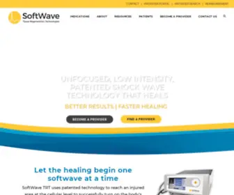 Softwavetrt.com(SoftWave Tissue Regeneration Technologies) Screenshot