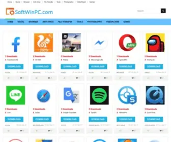 Softwinpc.com(Download Desktop Software and Apps for PC Windows 7) Screenshot