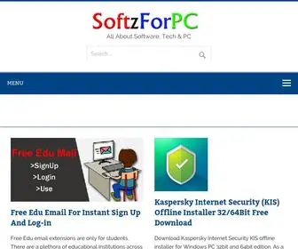 SoftzForpc.com(All About Software) Screenshot