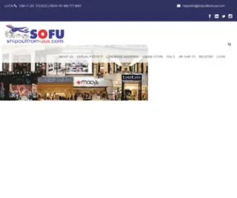 Sofu.us(SOFU SOFU gives FREE virtual address to buy from leading online stores in USA UK) Screenshot