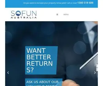 Sofun.com.au(SoFun Australia property management) Screenshot