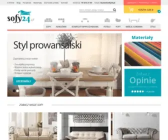 Sofy24.pl(Sofy24 to producent mebli tapicerowanych) Screenshot
