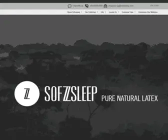 SofZsleep.net(Premium Natural Latex Mattress Singapore) Screenshot