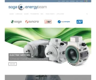Sogaenergyteam.com(Electric motors and Alternators) Screenshot