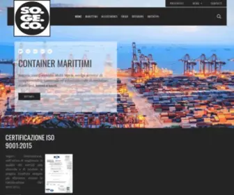 Sogeco.it(Modifica, vendita, nolo di container nuovi, usati) Screenshot